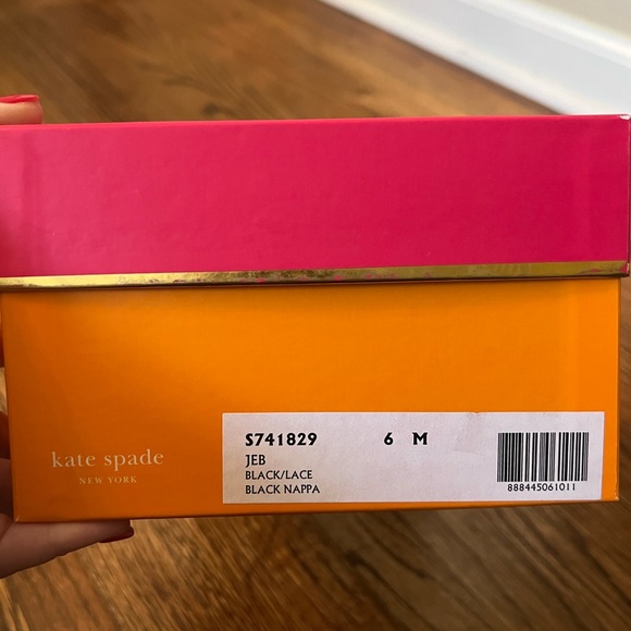 Kate Spade Black Lace Heels - Picture 9 of 11
